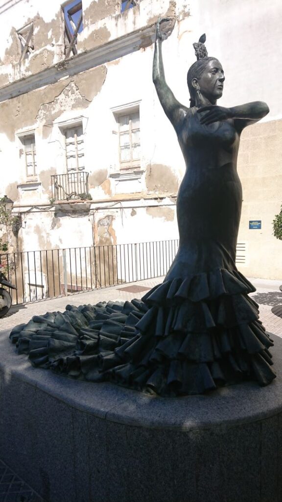 Flamenco, sochy na počest významných interpretů, Cádiz