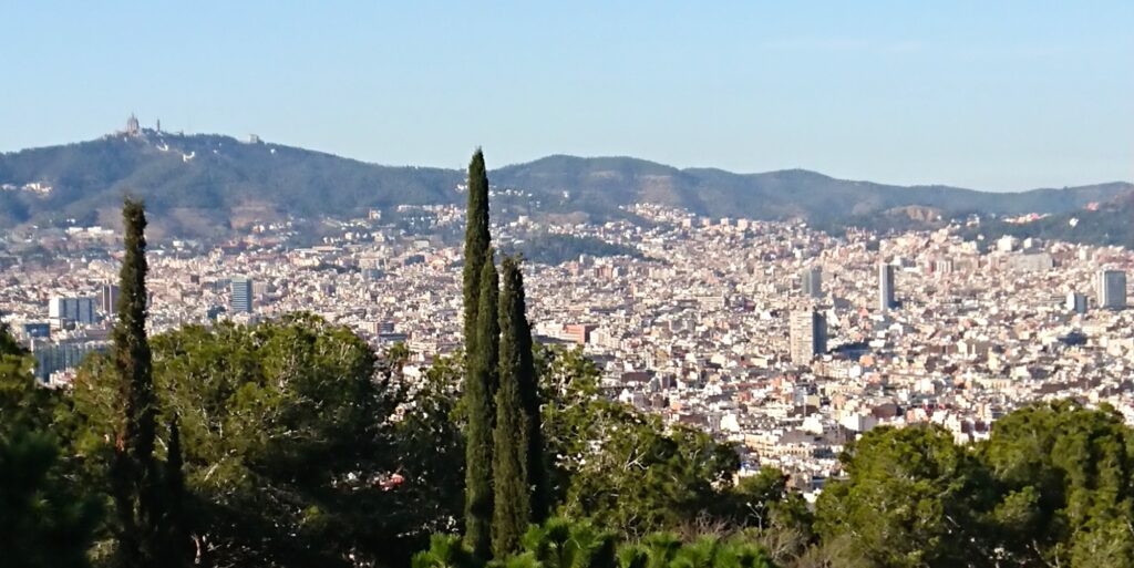 Barcelona: pohled z Montjuïc