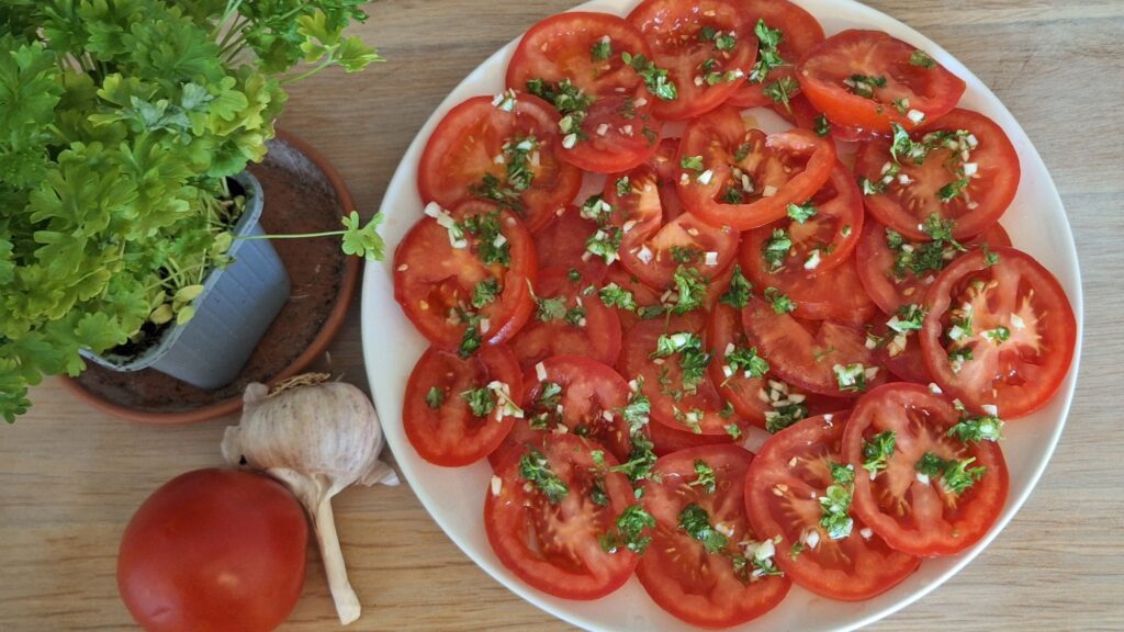 Tomates aliñados